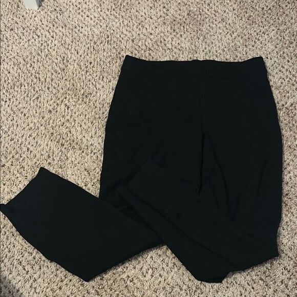 SPANX Black Straight Leg Pants large  B - Picture 1 of 6